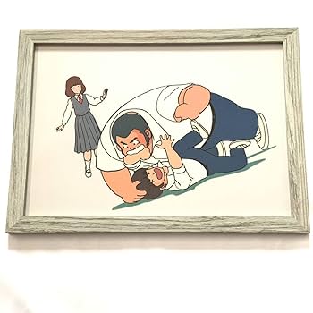 Amazon.co.jp: タッチ□複製セル画□B5 額装 ②□浅倉南 上杉
